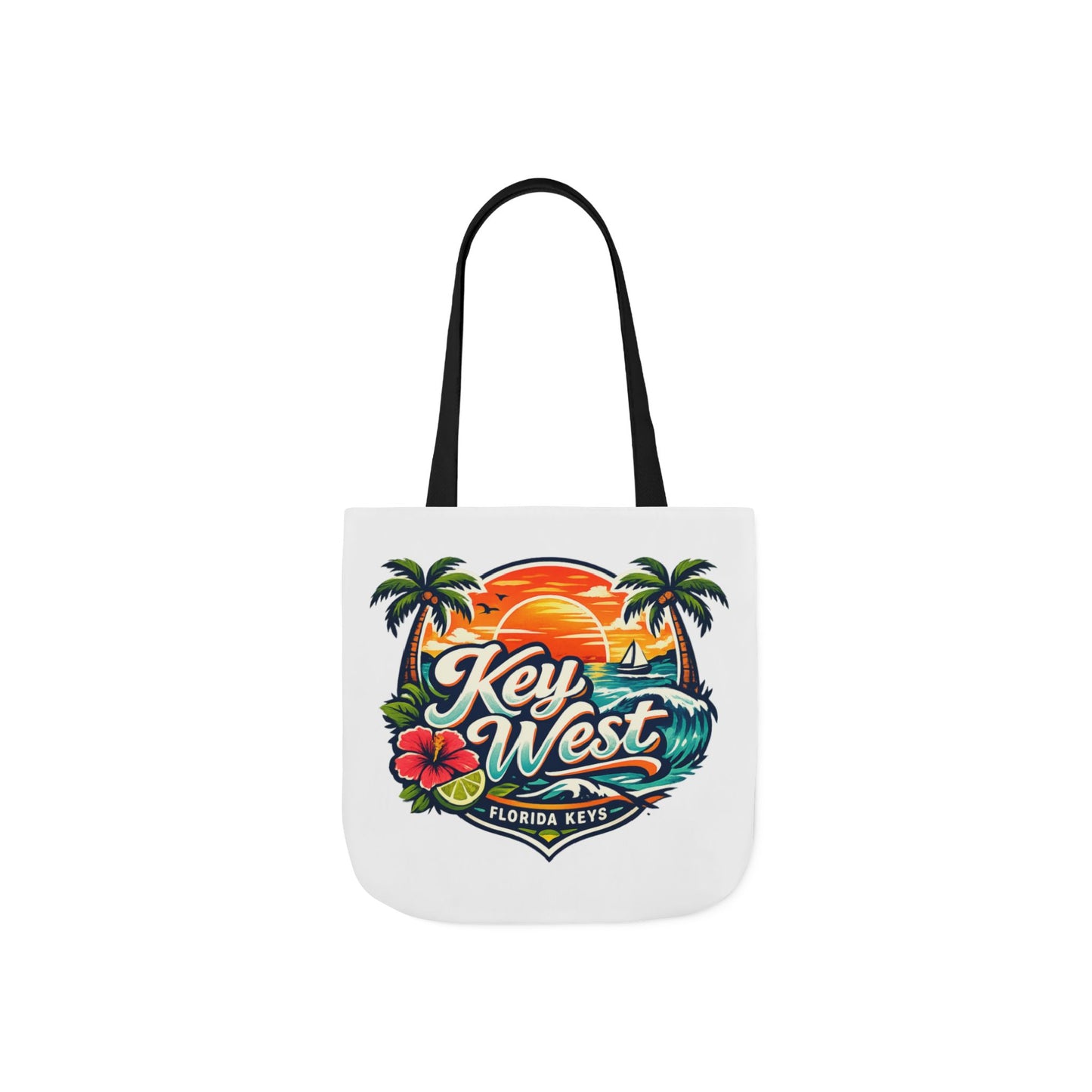 Key West Sunset Canvas Tote