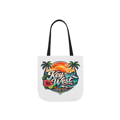 Key West Sunset Canvas Tote