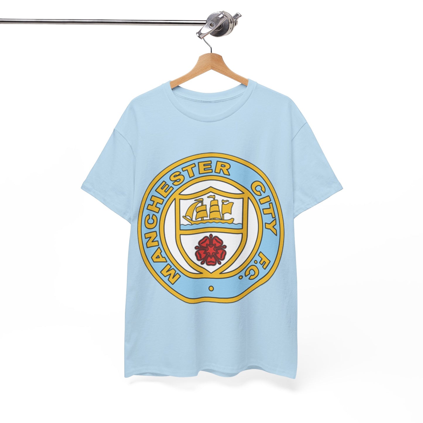 Manchester City FC Retro Crest T-Shirt – Retro Football Fan Tee