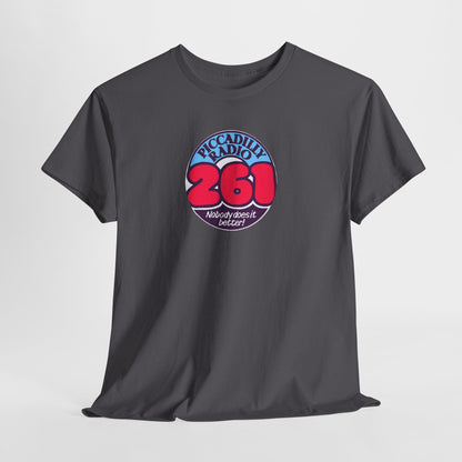 Piccadilly Radio '261' Logo T‑Shirt — Vintage Unofficial Radio Station Graphic Tee