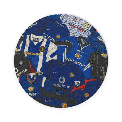 Manchester United Retro Shirts PU Leather Mouse Mat