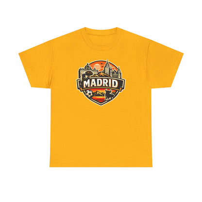 Madrid Skyline Soccer Crest T-Shirt