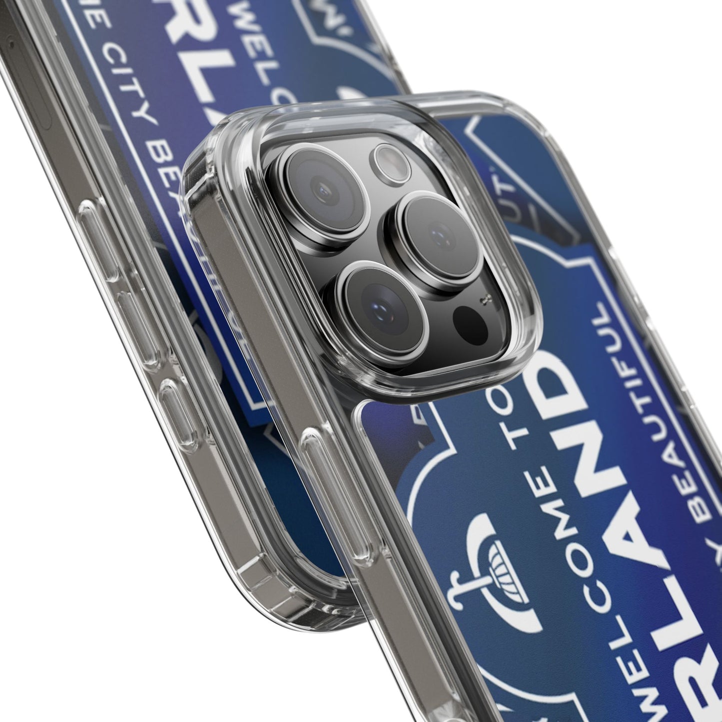 Orlando Clear Phone Case — "Welcome to Orlando" City Sign Design