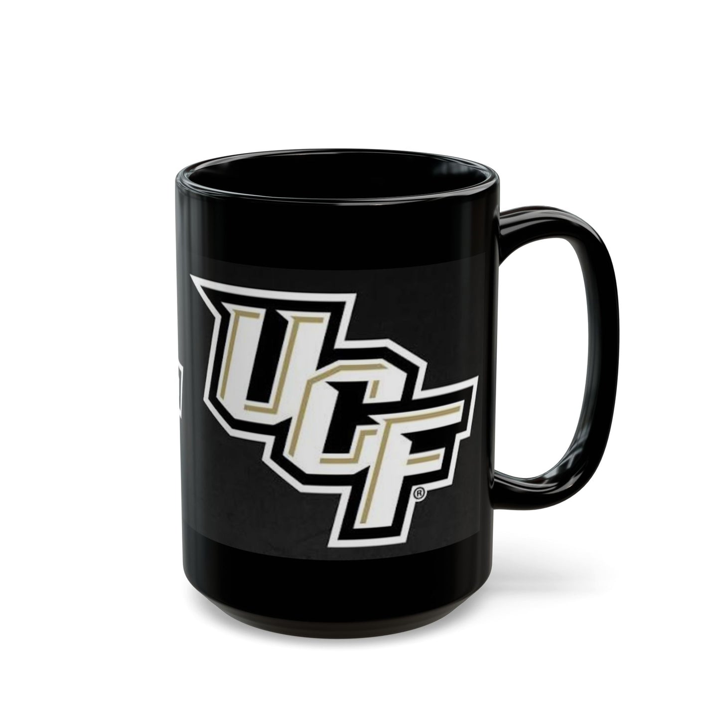 UCF Knights Black Ceramic Mug — College Logo Coffee Cup (11oz & 15oz)