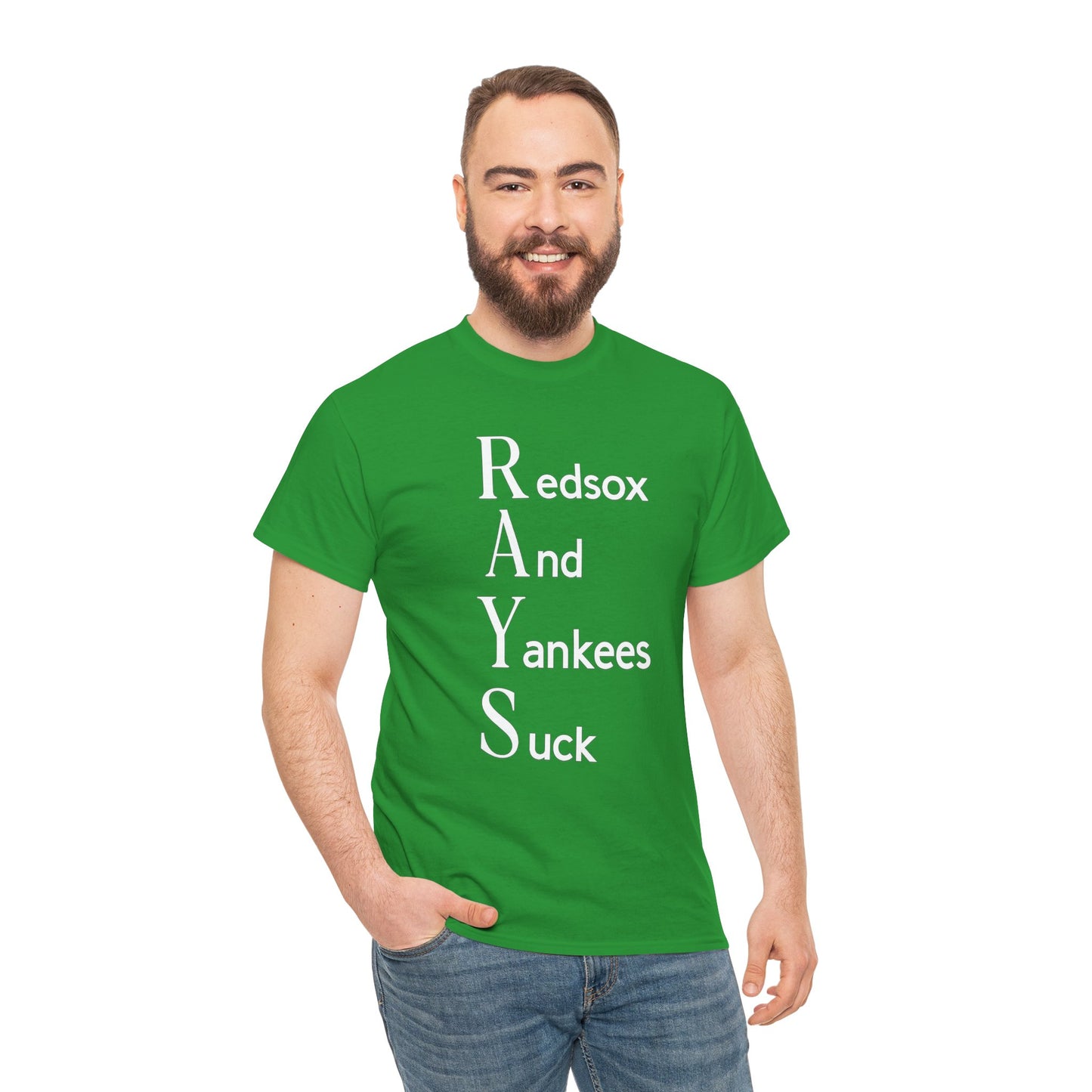 Tampa Bay Rays T-Shirt — "RAYS: Redsox And Yankees Suck" Fan Tee
