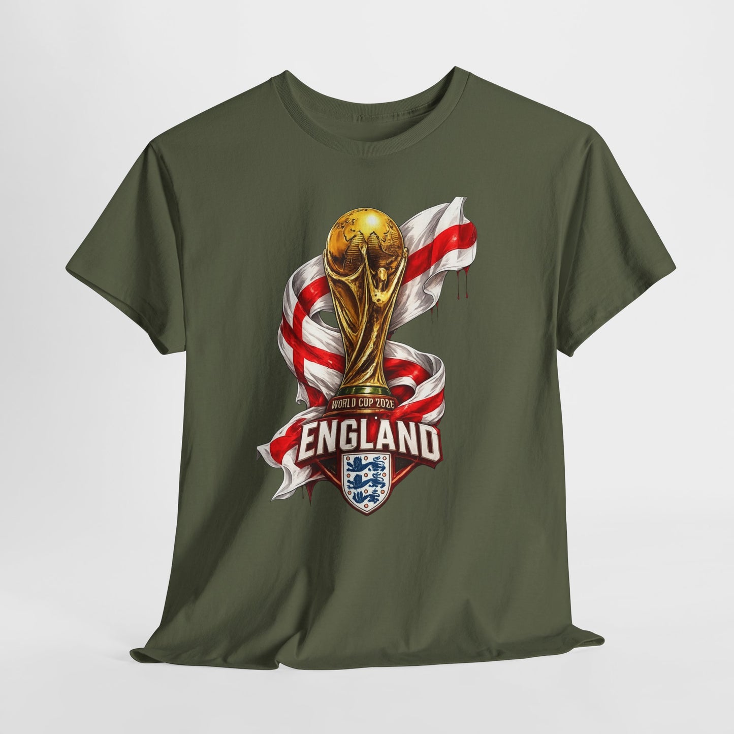 England World Cup Trophy T‑Shirt — St George's Cross Football Fan Tee