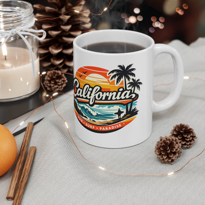 California Sun & Surf Ceramic Coffee Mug — 11oz/15oz