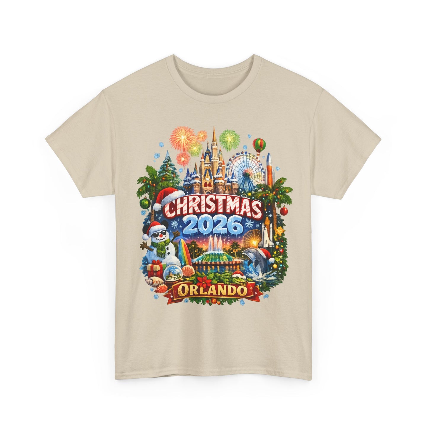 Christmas 2026 Orlando T-Shirt — Holiday Theme Park Souvenir Tee