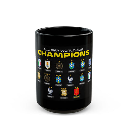 World Cup Champions Mug — All FIFA Winners Coffee Cup (11oz/15oz)