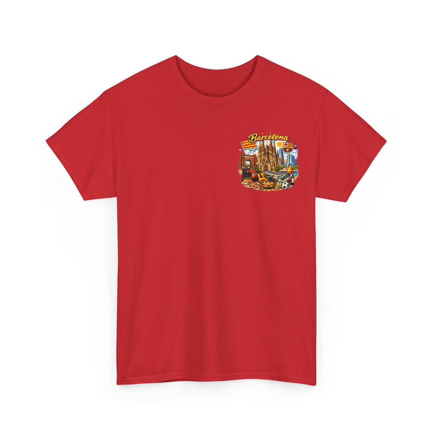 Barcelona Souvenir T‑Shirt — Vintage City Collage Tee