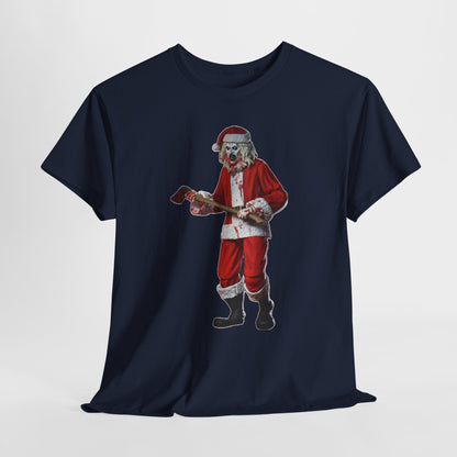 Santa Skeleton Guitar T-Shirt