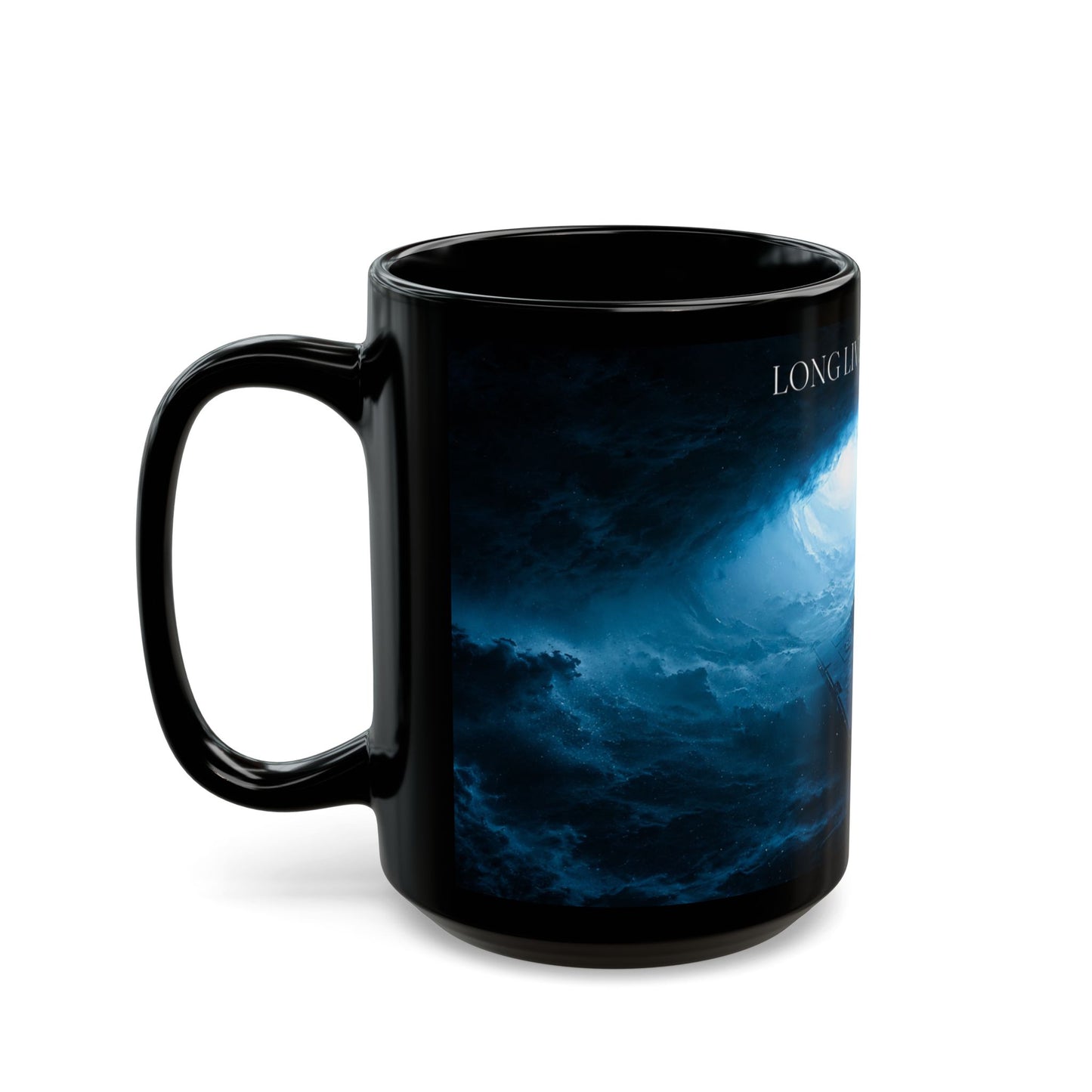 Empire Star Destroyer Black Mug — "Long Live The Empire" Coffee Cup