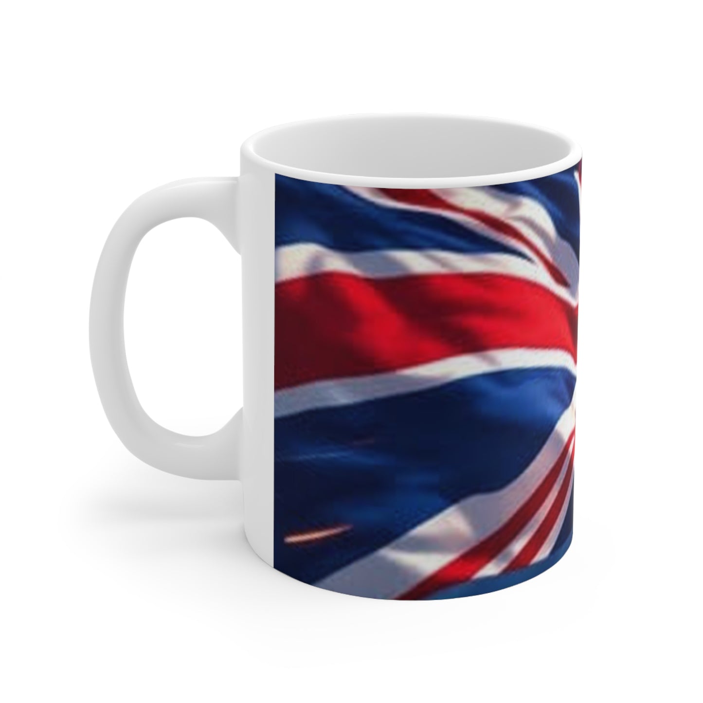 Union Jack Flag Ceramic Coffee Mug — British Flag 11oz & 15oz