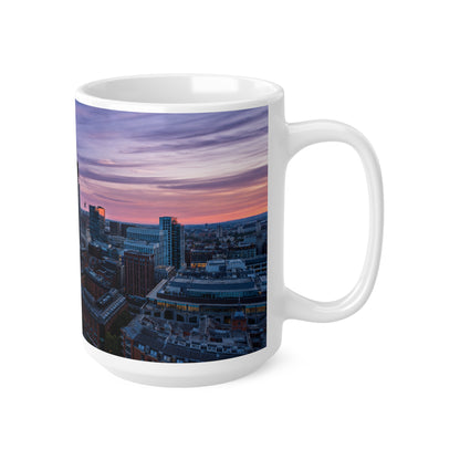 City Skyline Coffee Mug — Manchester Evening Skyline 11oz/15oz