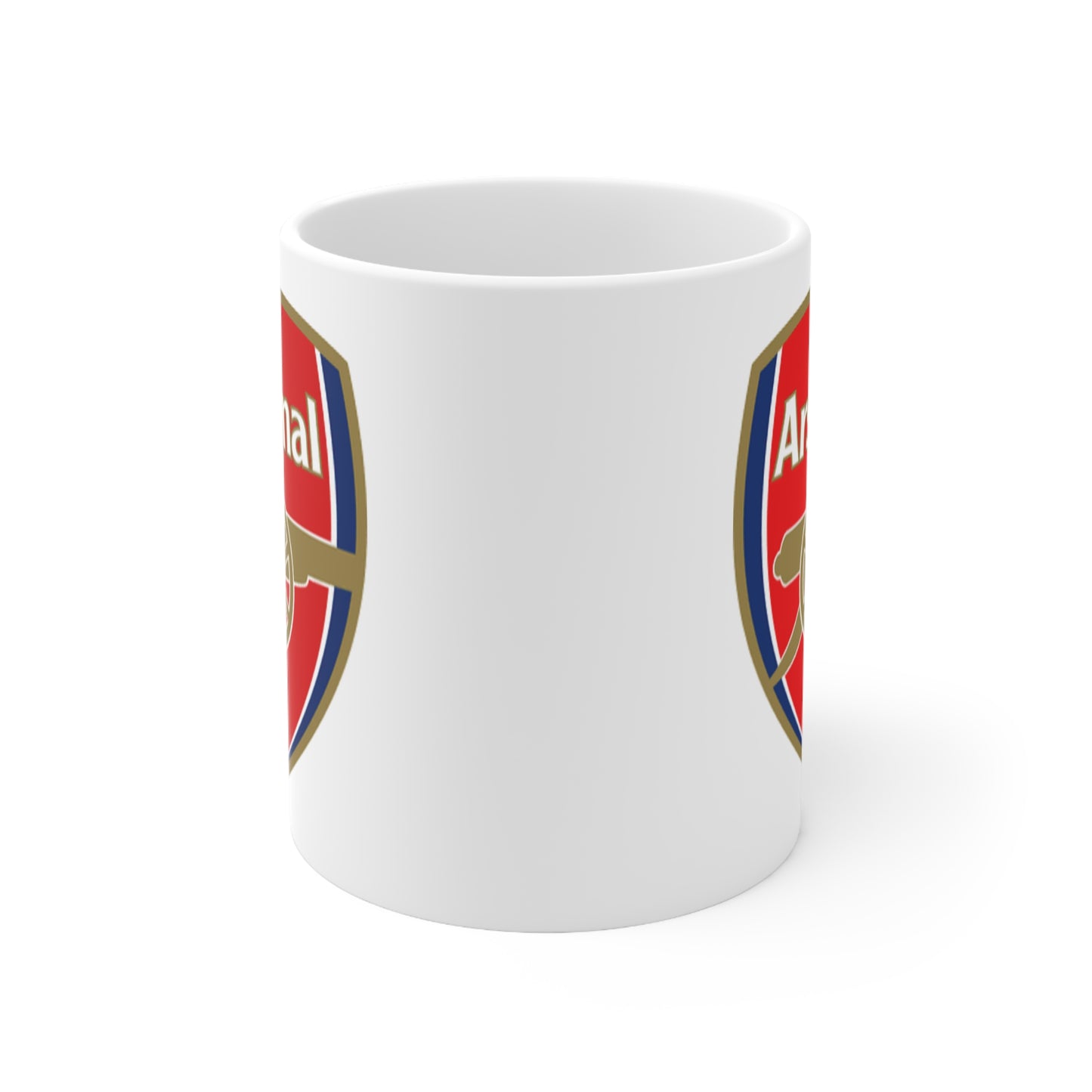 Arsenal Football Club Crest Mug — Ceramic Coffee Cup (11oz & 15oz)