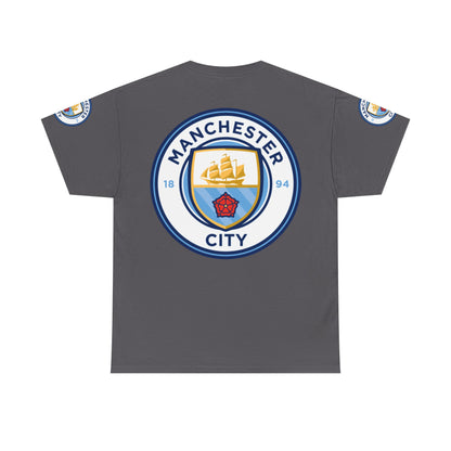 Manchester City Crest T-Shirt — Football Club Logo Tee