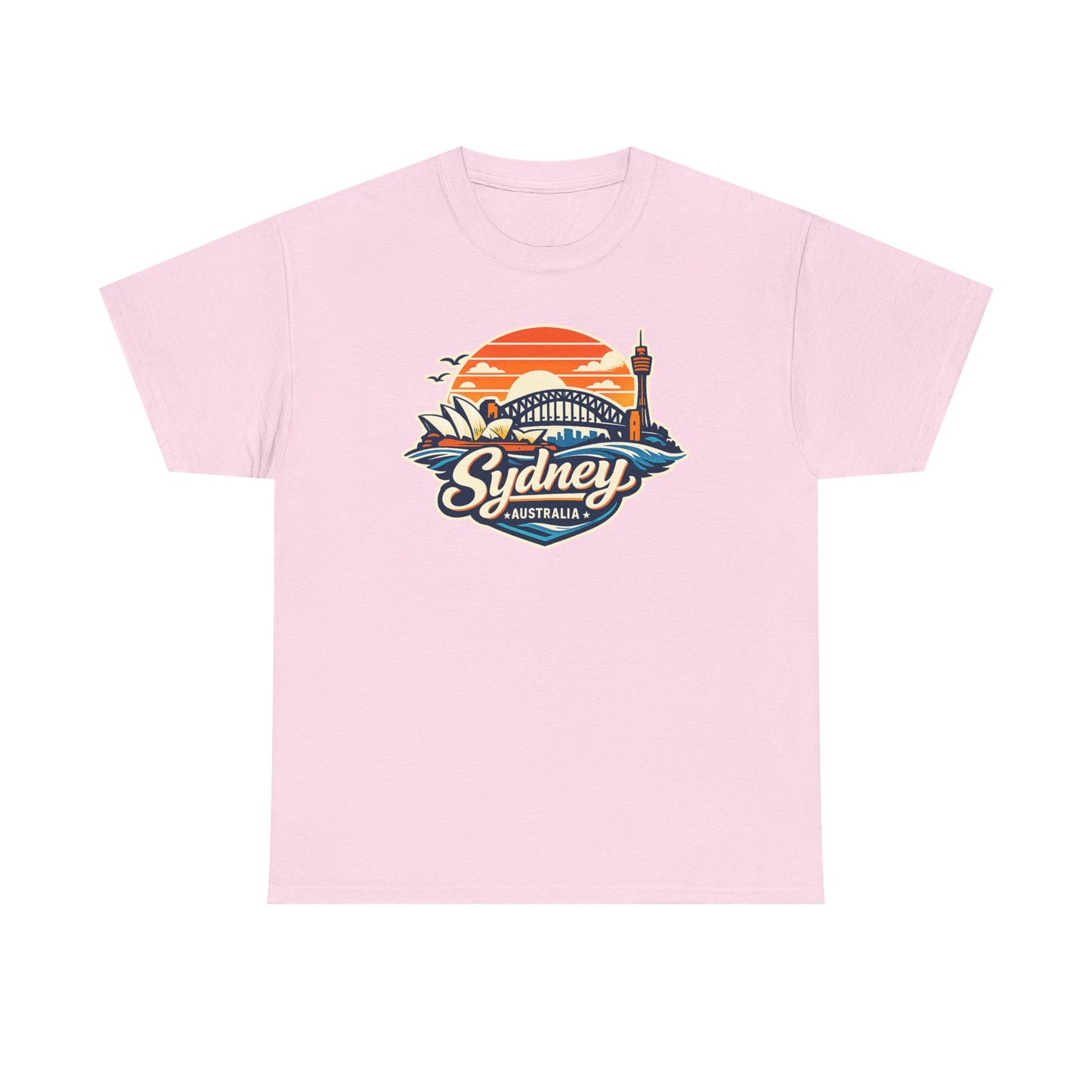 Sydney Australia Sunset Tee — Vintage Coastal Travel T‑Shirt