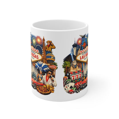 Las Vegas Vintage Collage Coffee Mug – Welcome to Fabulous Vegas 11oz/15oz