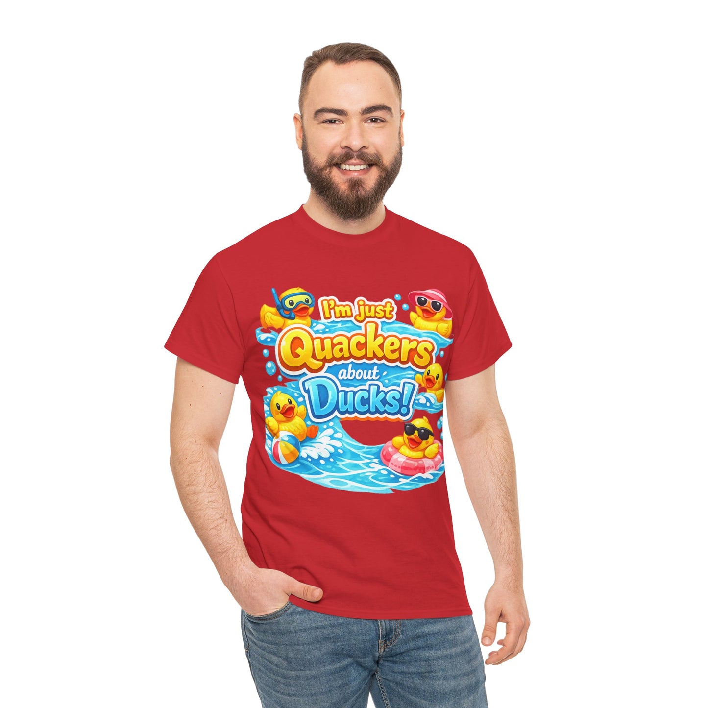 I'm Just Quackers About Ducks! Cute Rubber Duck Pool Tee