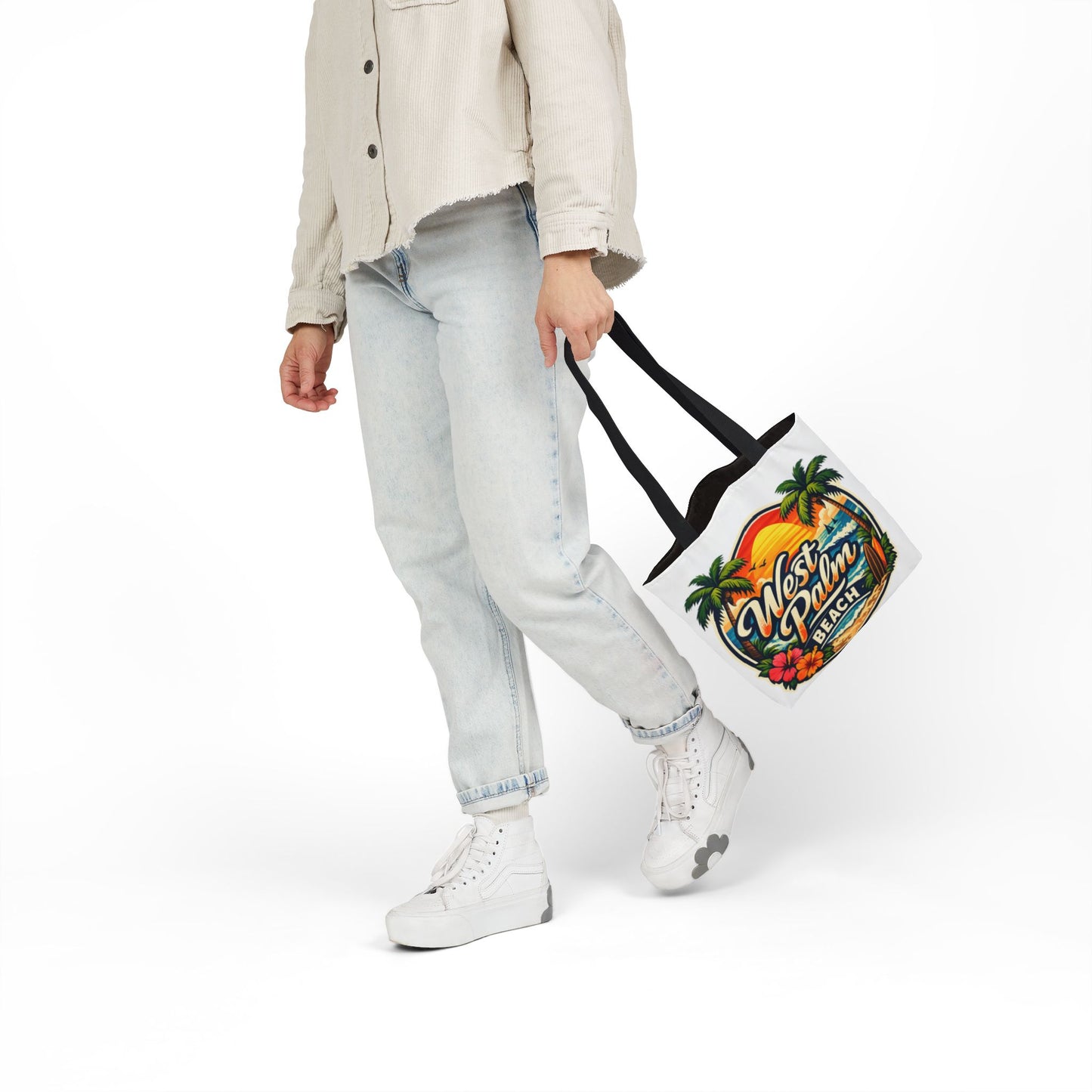 West Palm Beach Vintage Sunset Tote