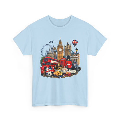 London Landmarks T‑Shirt — British Icons Collage Tee