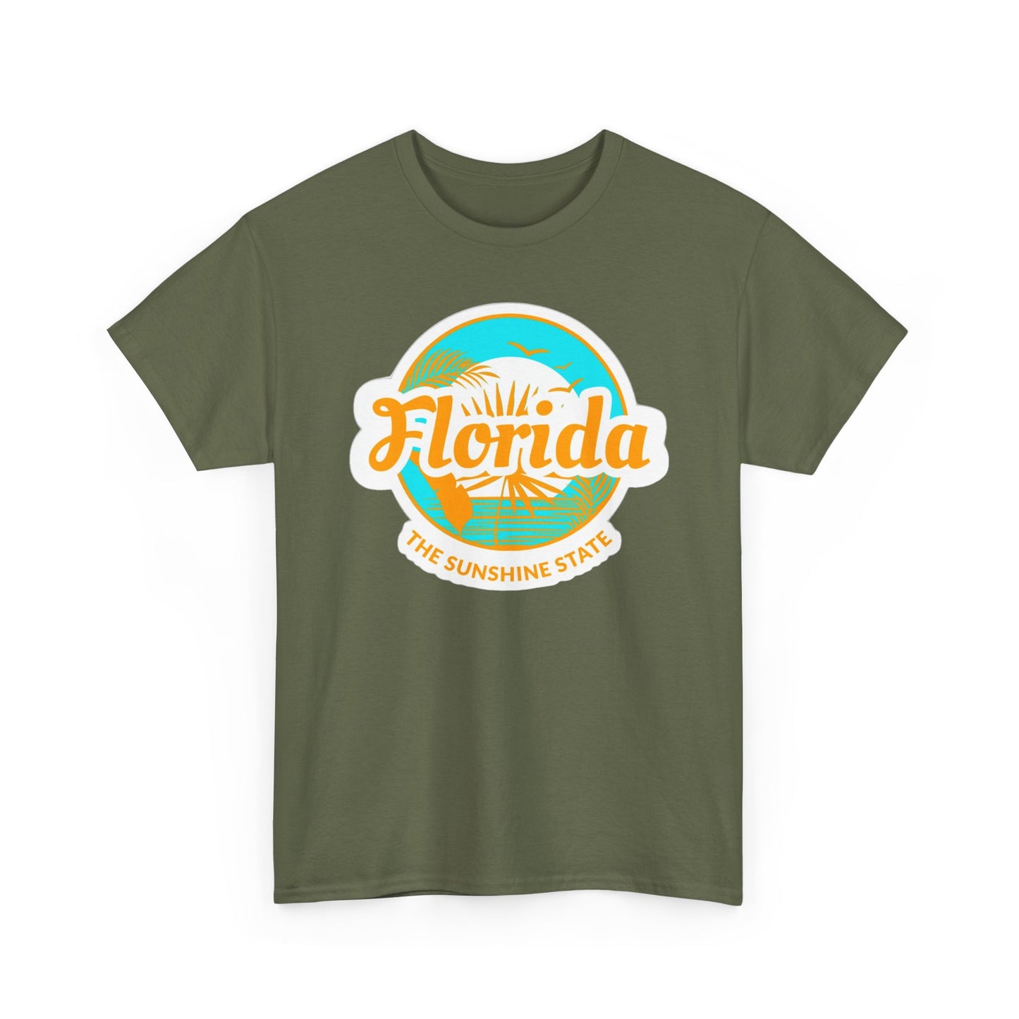 Florida Sunshine State T‑Shirt – Retro Beach Logo Tee