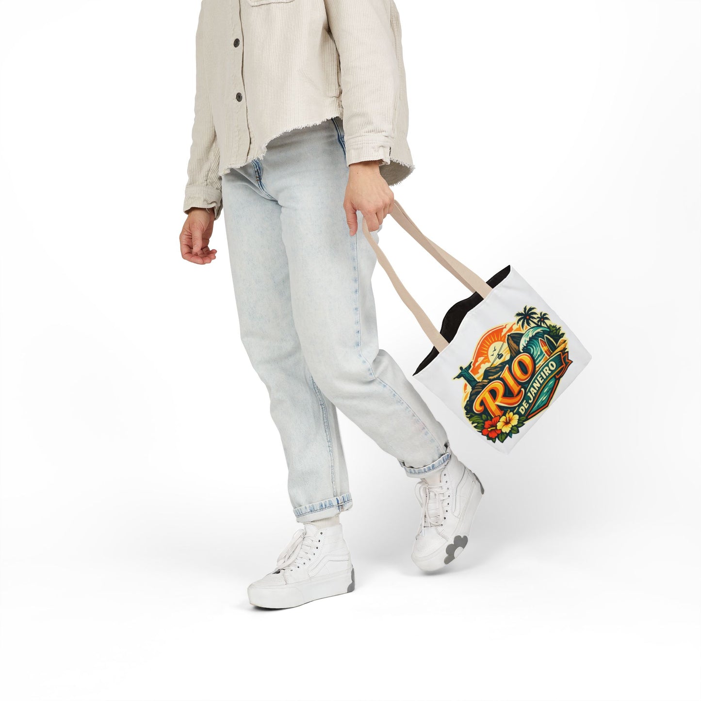 Rio de Janeiro Travel Tote — Retro Beach Canvas Bag