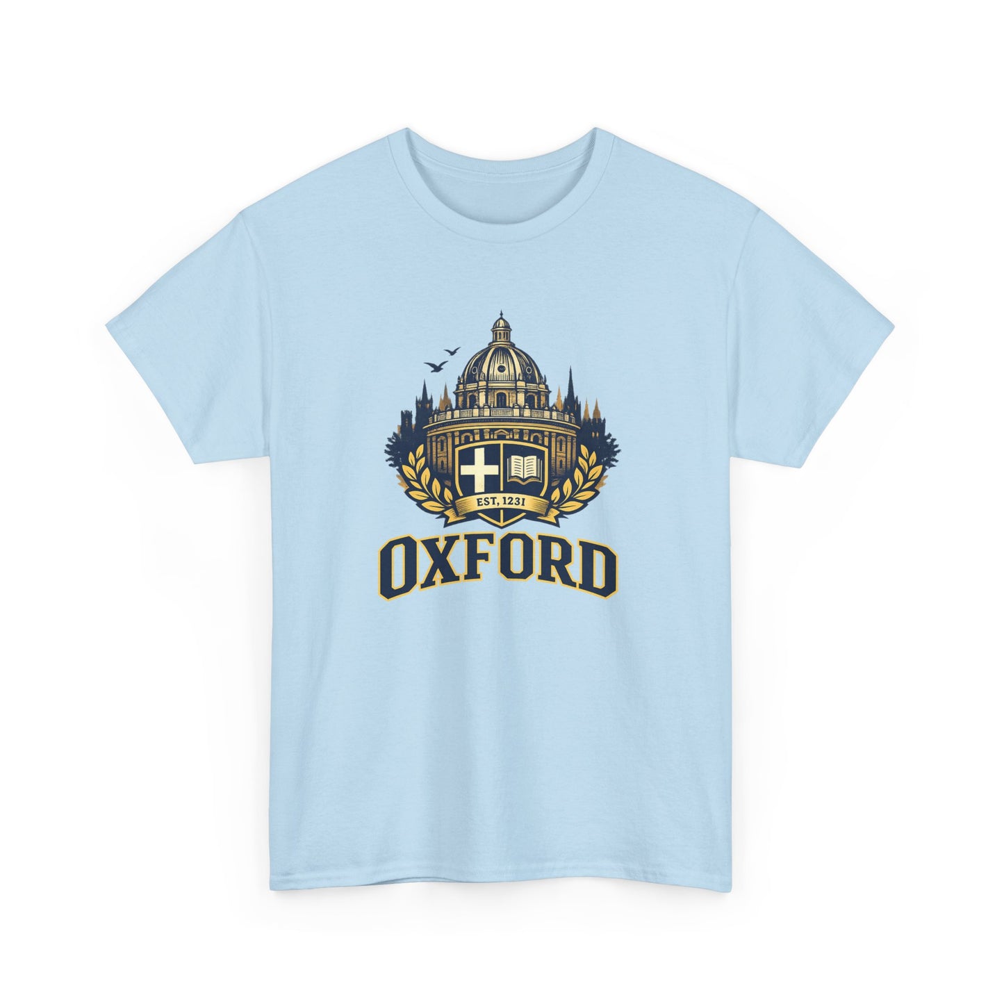 Oxford Crest T-Shirt — Vintage University Graphic Tee