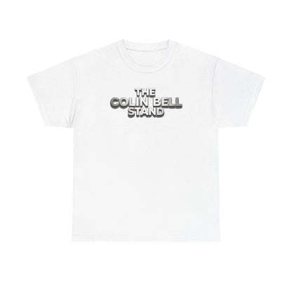 T-Shirt — “The Colin Bell Stand” Retro Chrome Text Tee