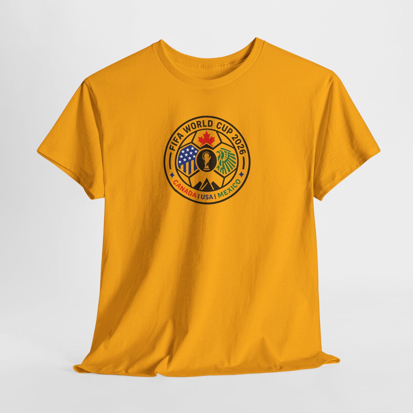 World Cup 2026 Soccer Tee — Canada USA Mexico Crest