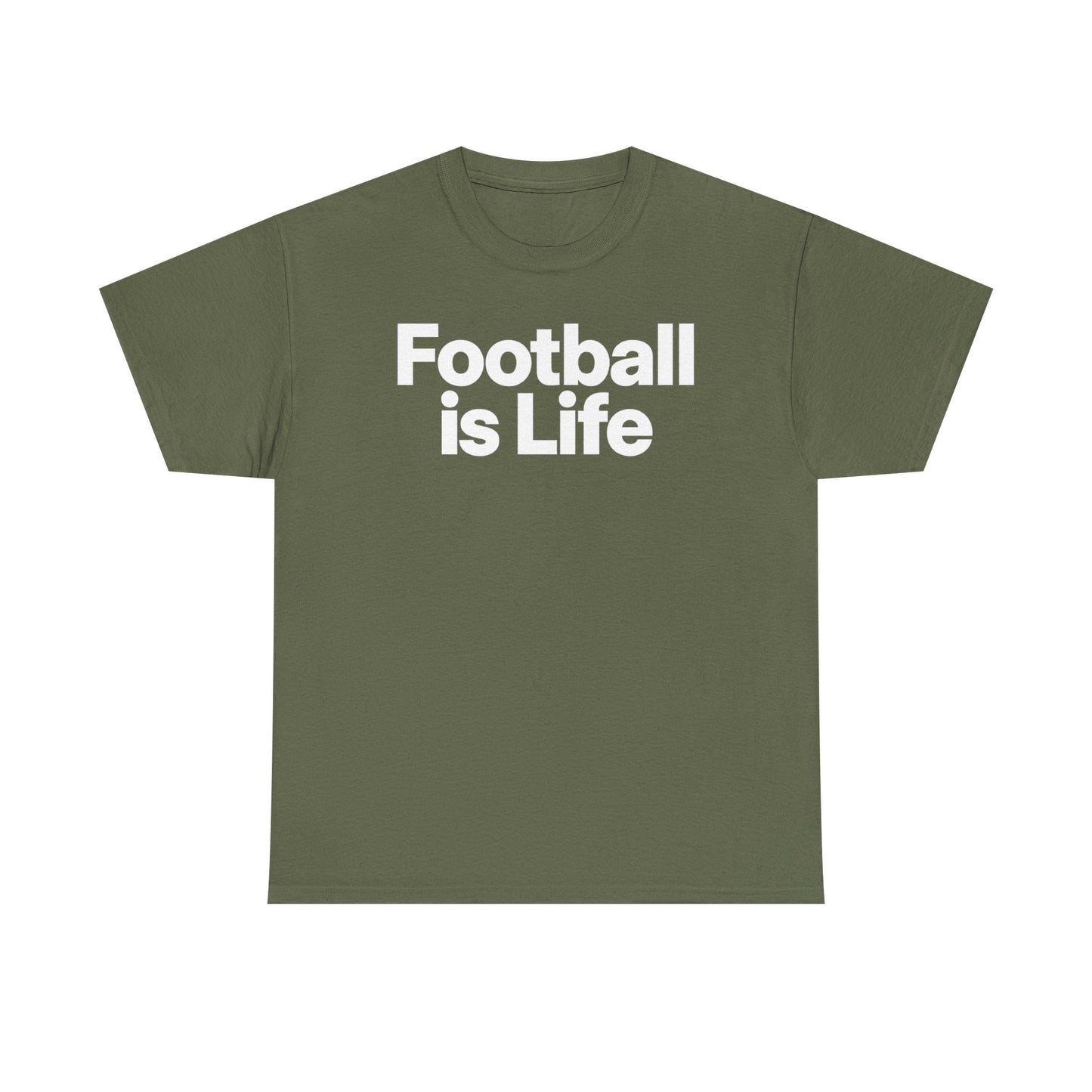 Football Is Life T-Shirt — Bold Graphic Tee for Fans & Players