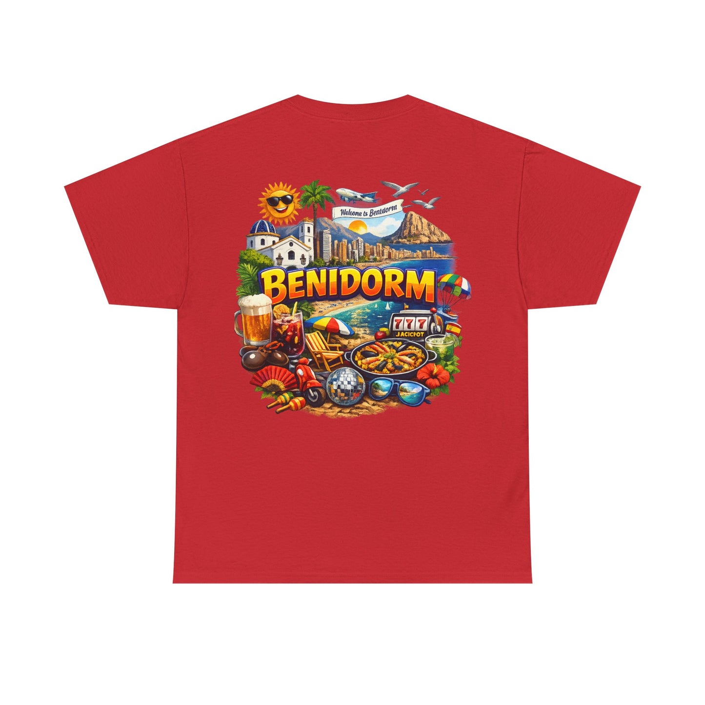 Benidorm Souvenir T‑Shirt — Spain Beach Holiday Graphic Tee
