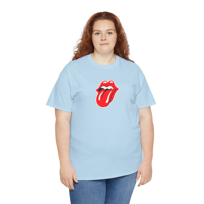 Rock Retro Red Tongue and Lips Graphic Tee