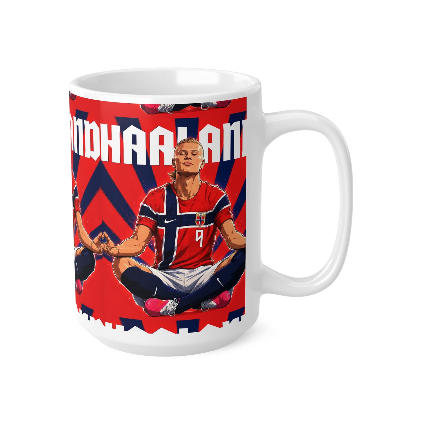 Erling Haaland Norway Player — Ceramic Coffee Cup (11oz & 15oz)