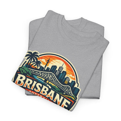 Brisbane Australia Vintage Sunset T-Shirt