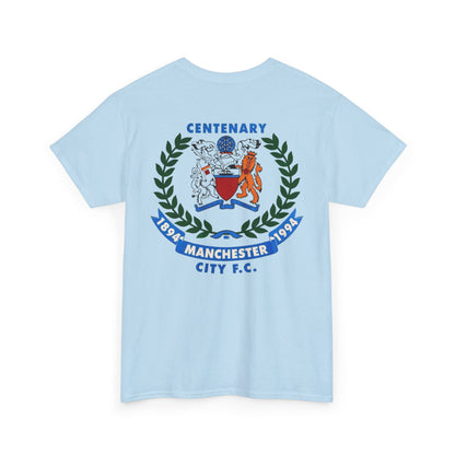 Manchester City F.C. Centenary Crest Tee — 1894–1994 Football Club Shirt