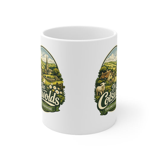 Cotswolds Scenic Coffee Mug — England Countryside 11oz & 15oz