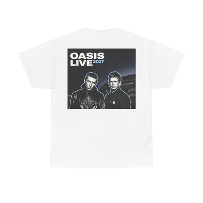 Oasis Live 2027 Band Tee — Retro Rock Concert T-Shirt