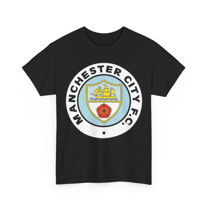 Manchester City F.C. Retro Crest T-Shirt – Retro Football Fan Tee