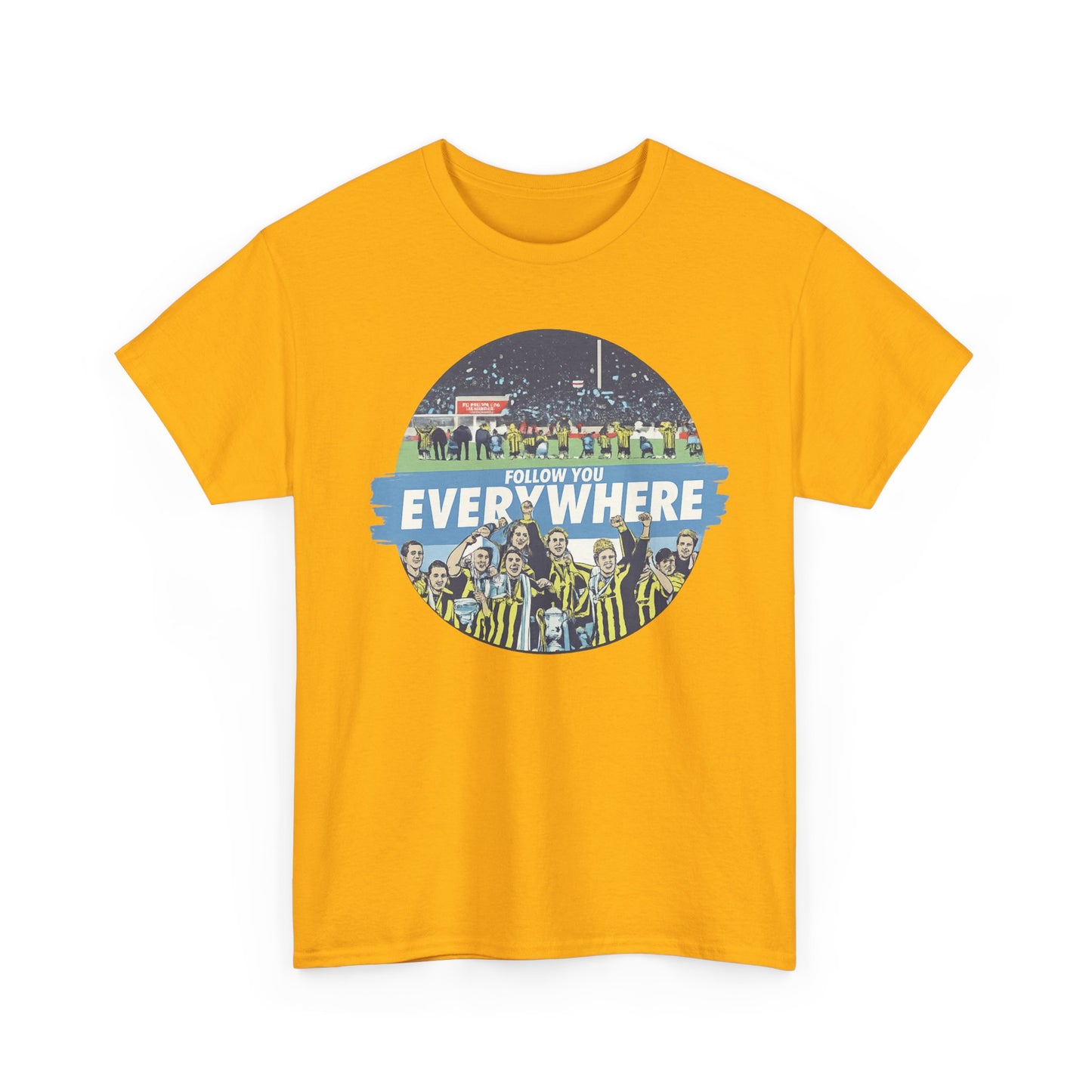 Manchester City T-Shirt — Follow Me Everywhere Soccer Fan Design
