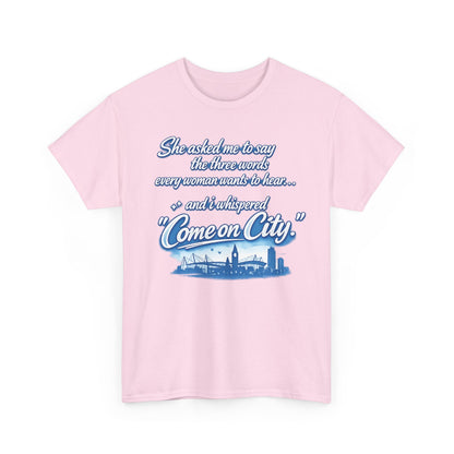 Come on City Skyline Tee — Retro Script Urban Pride T‑Shirt