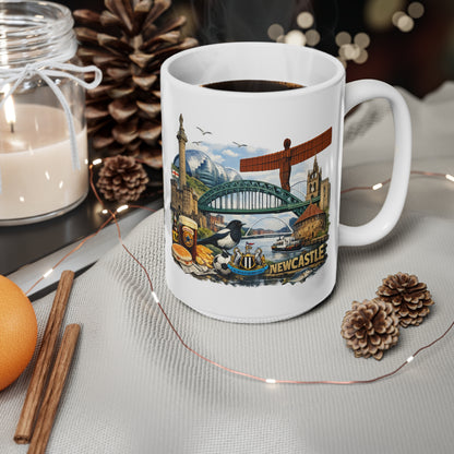 Newcastle Landmark Ceramic Coffee Mug — 11oz & 15oz Travel Souvenir