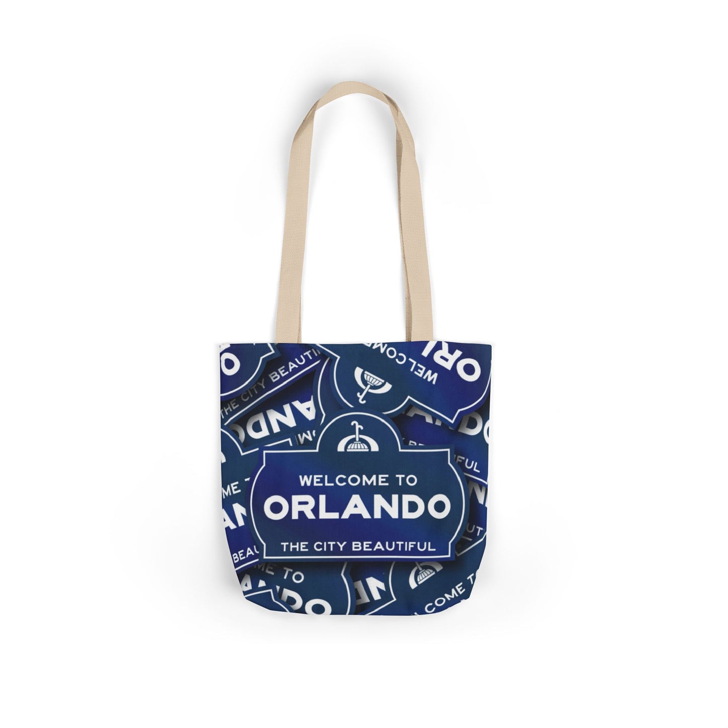 Orlando Welcome Sign Canvas Tote