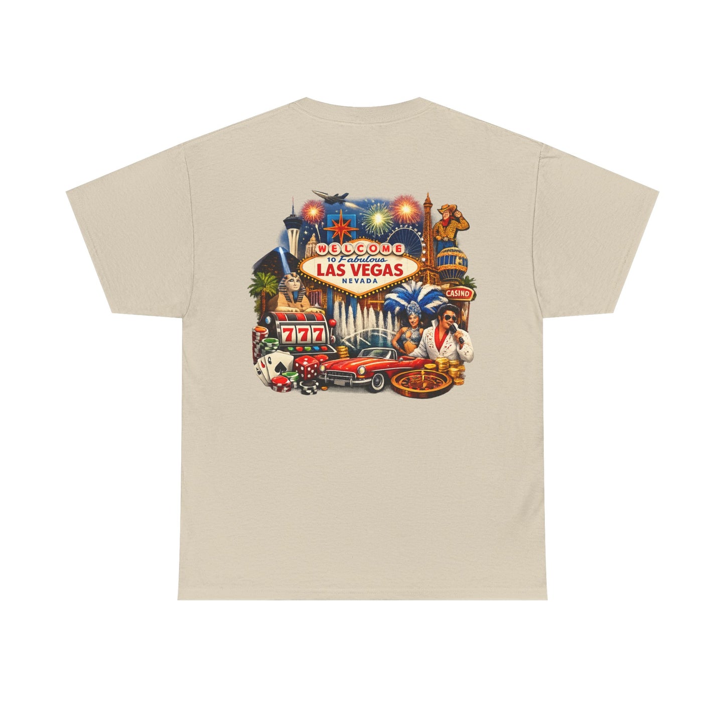 Las Vegas Vintage Collage T‑Shirt