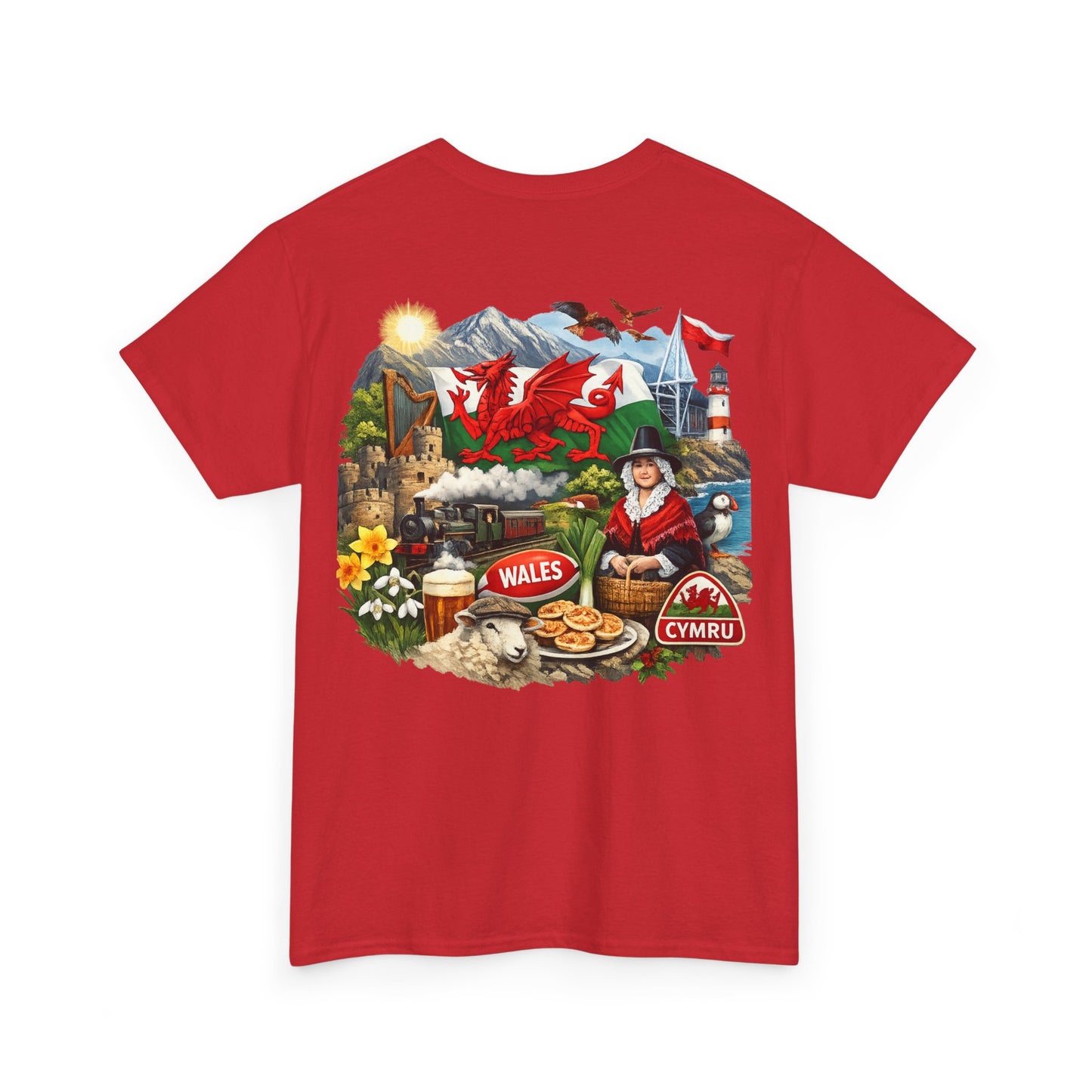 Wales Pride T-Shirt — 'Make Wales Great Again' Welsh Dragon Tee