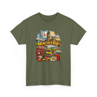 Manchester Skyline Collage T-Shirt