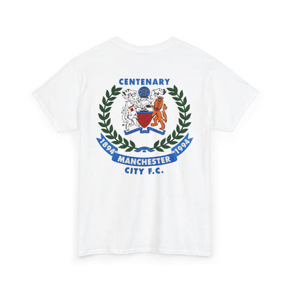 Manchester City F.C. Centenary Crest Tee — 1894–1994 Football Club Shirt