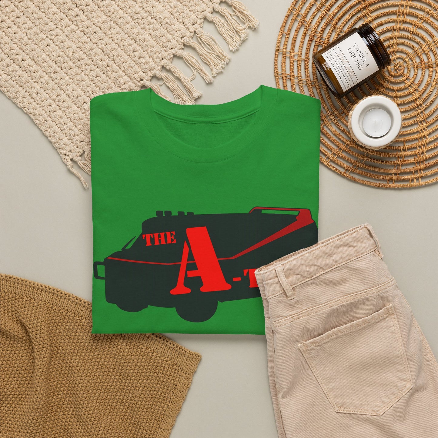 A-Team Van Graphic Tee — Retro Action TV Logo T-Shirt
