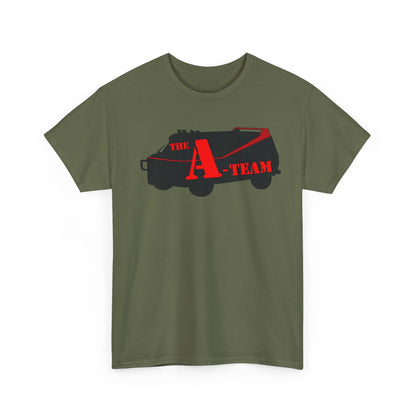 A-Team Van Graphic Tee — Retro Action TV Logo T-Shirt