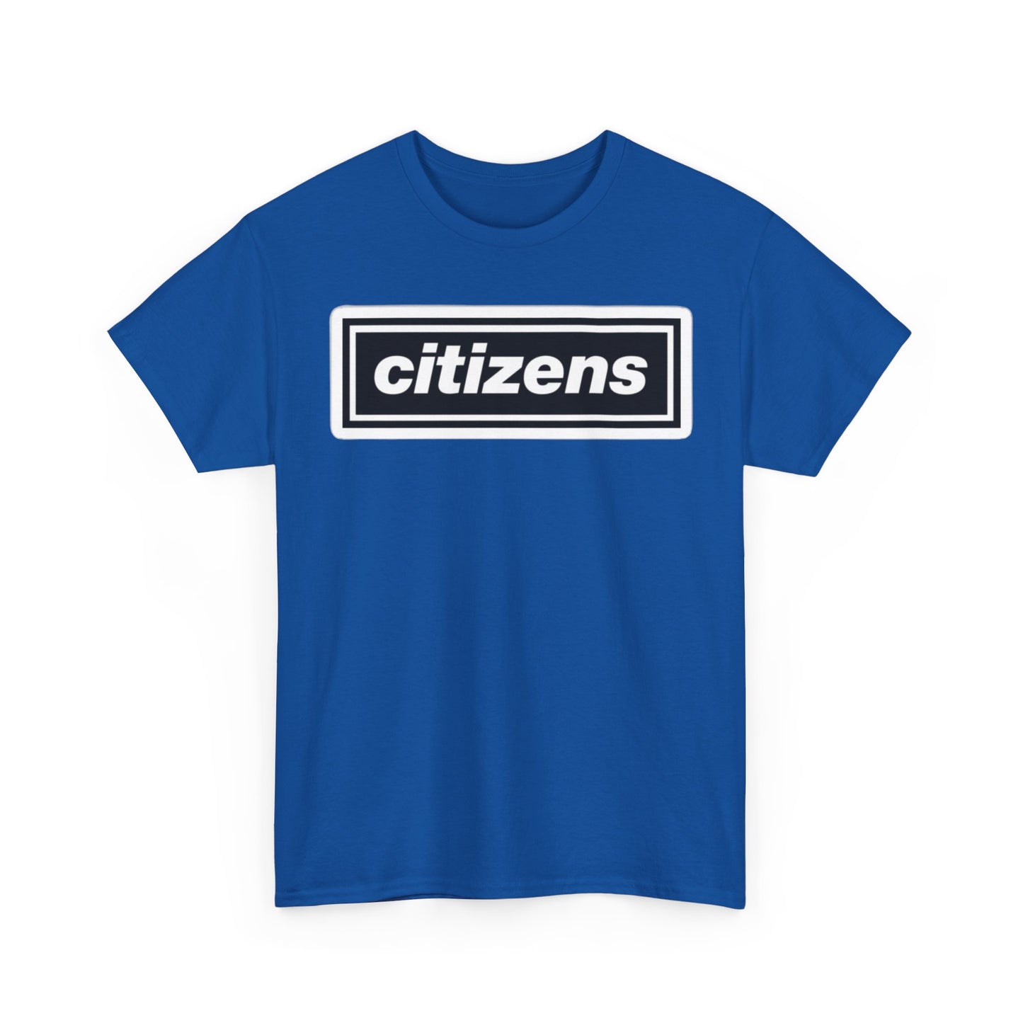 Citizens Manchester City Logo T-Shirt — Minimal Retro Box-Logo Tee